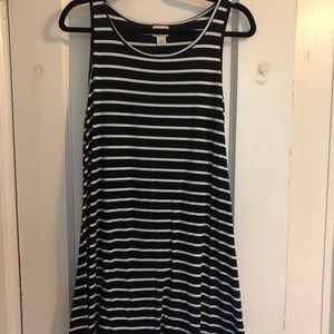 Striped shift dress